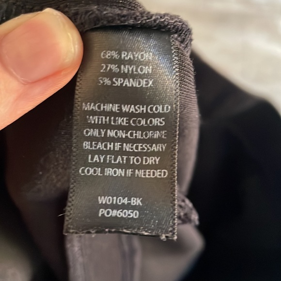 Betabrand Dress Pant/Yoga Pant in Charcoal Black Small Petite NWOT - Picture 6 of 6